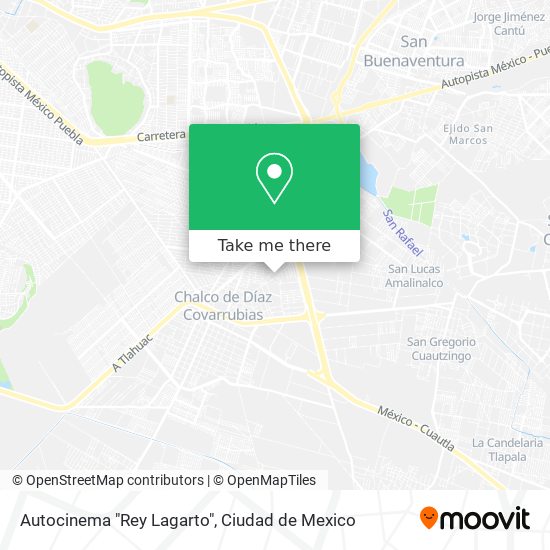 Autocinema "Rey Lagarto" map