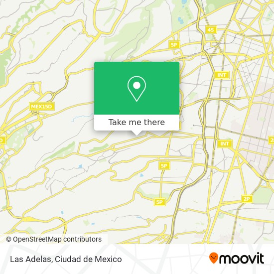 Las Adelas map
