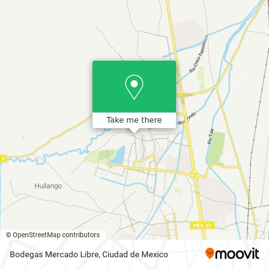 Mapa de Bodegas Mercado Libre