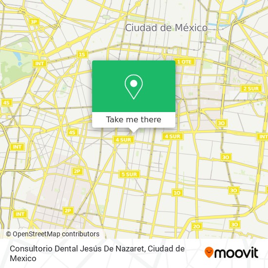 Mapa de Consultorio Dental Jesús De Nazaret