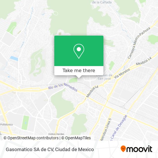 Gasomatico SA  de CV map