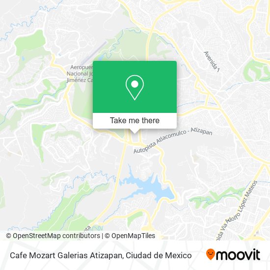Cafe Mozart Galerias Atizapan map