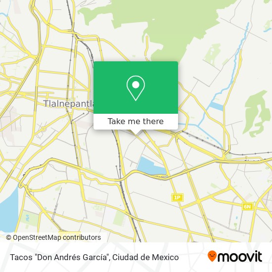 Tacos "Don Andrés García" map