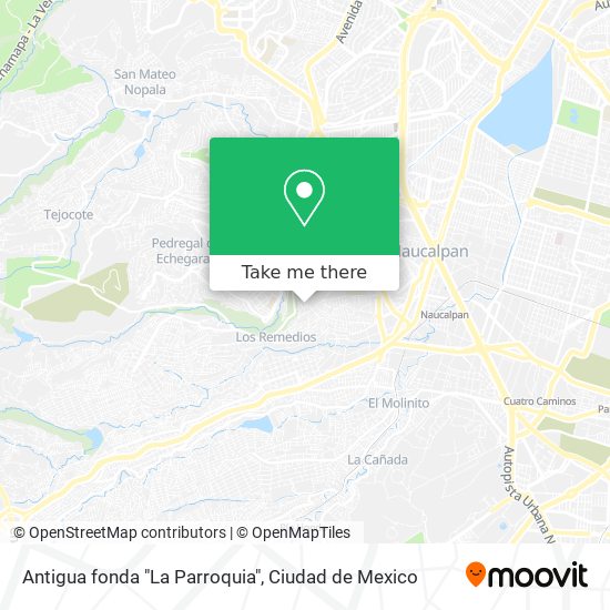 Antigua fonda "La Parroquia" map