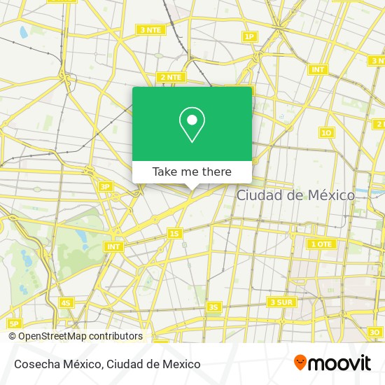 Cosecha México map