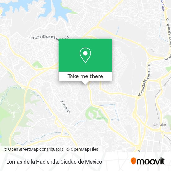 Mapa de Lomas de la Hacienda