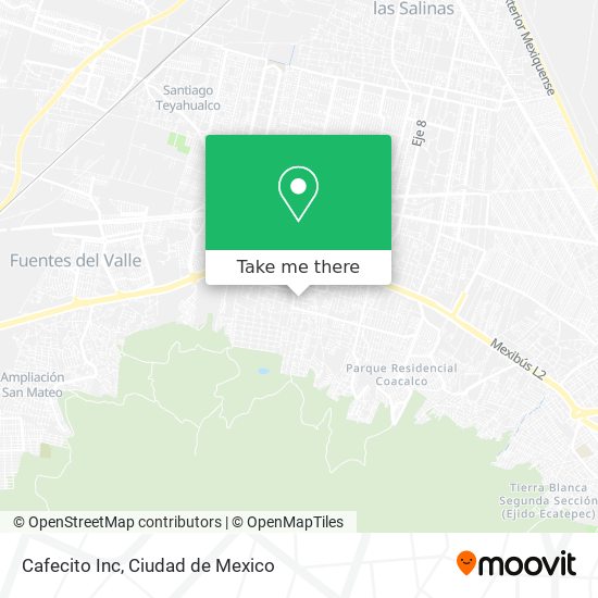 Mapa de Cafecito Inc