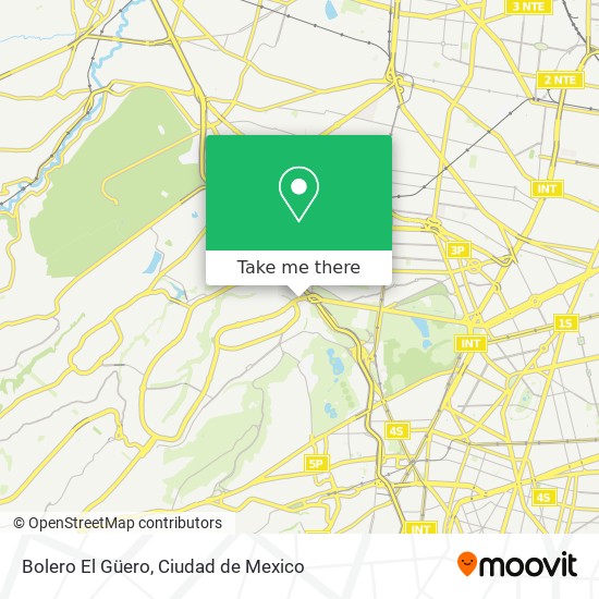 Bolero El Güero map