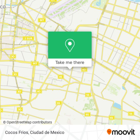 Cocos Frios map