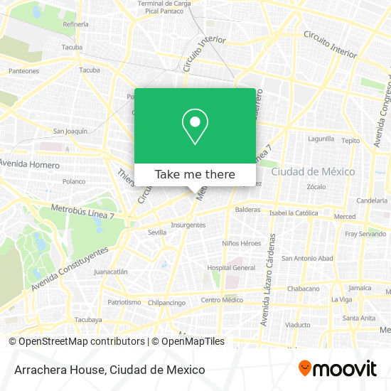 Arrachera House map