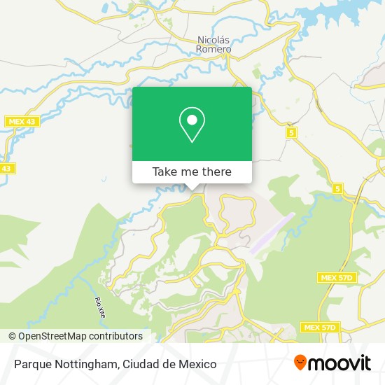 Mapa de Parque Nottingham