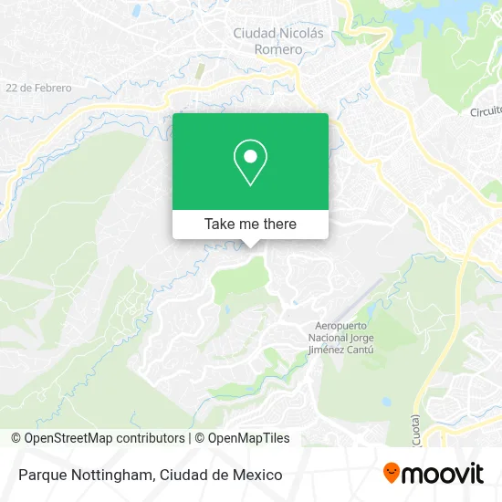Parque Nottingham map