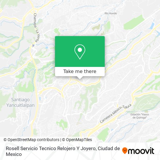 Rosell Servicio Tecnico Relojero Y Joyero map