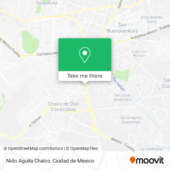 Nido Aguila Chalco map