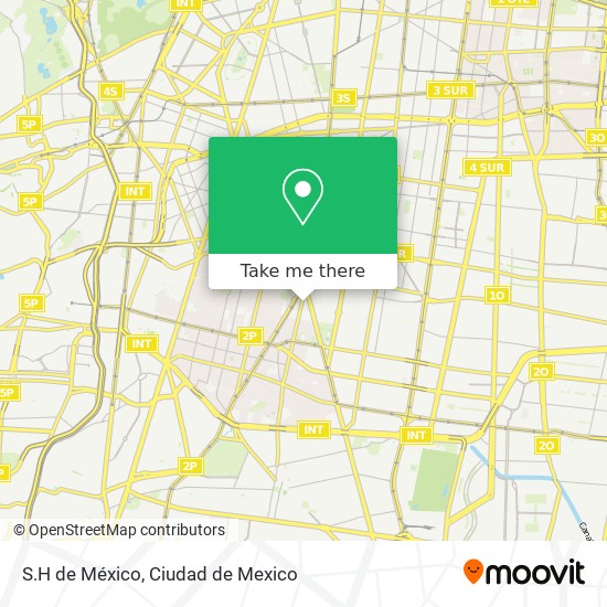S.H de México map