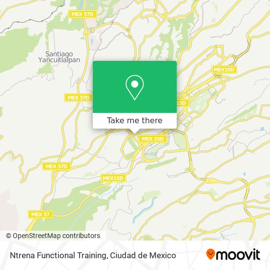 Ntrena Functional Training map