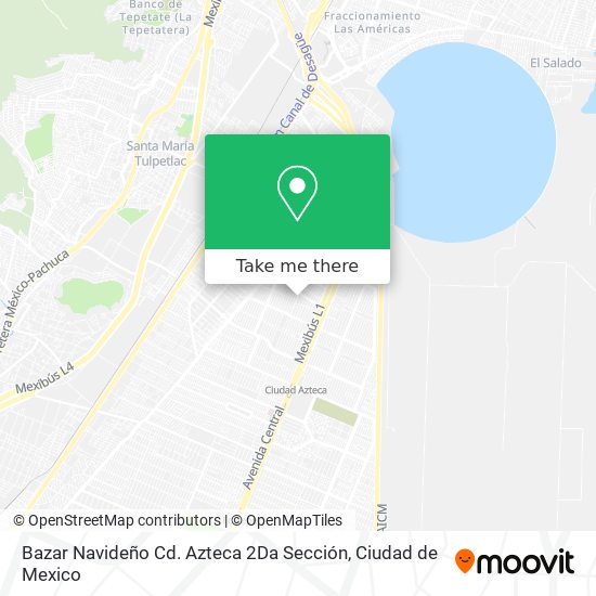 Bazar Navideño Cd. Azteca 2Da Sección map