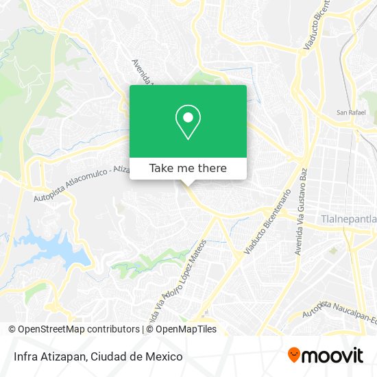 Infra Atizapan map