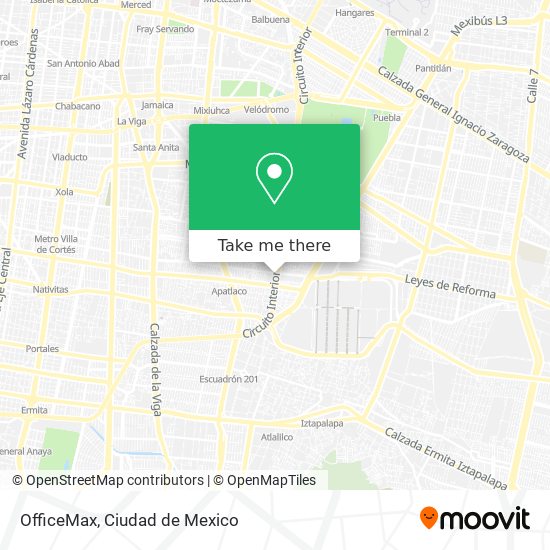 Mapa de OfficeMax