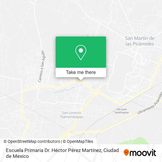 Escuela Primaria Dr. Héctor Pérez Martínez map
