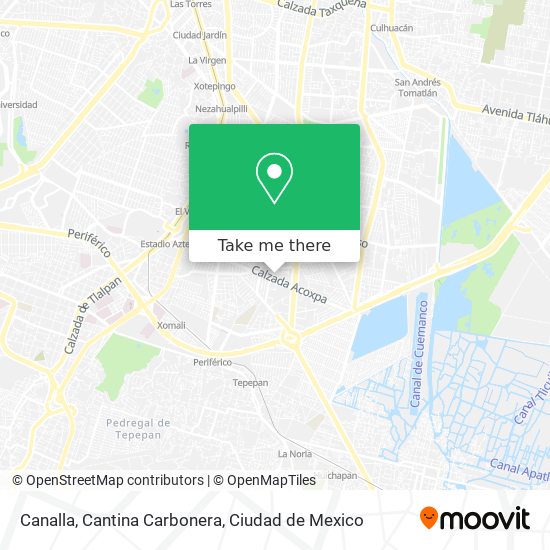 Canalla, Cantina Carbonera map