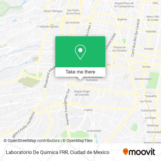 Laboratorio De Quimica FRR map