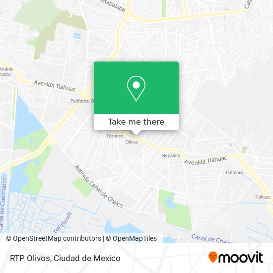 Mapa de RTP Olivos