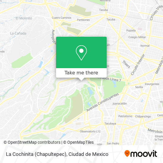 La Cochinita (Chapultepec) map