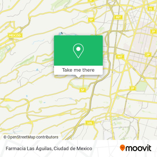 Farmacia Las Águilas map