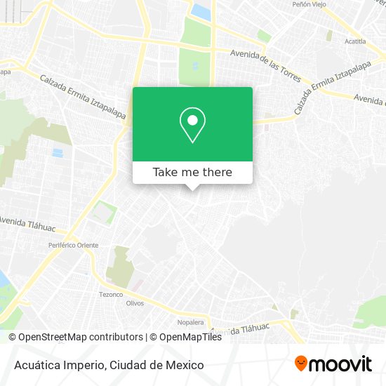 Acuática Imperio map