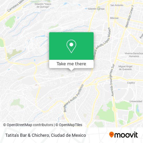 Tatita's Bar & Chichero map