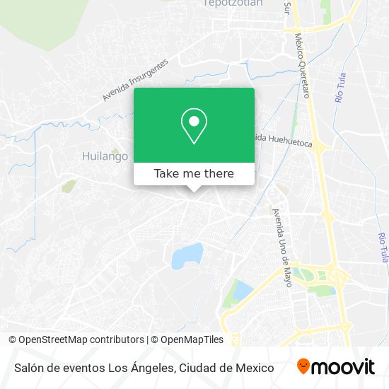 Mapa de Salón de eventos Los Ángeles
