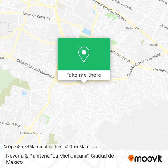 Nevería & Paleteria "La Michoacana" map