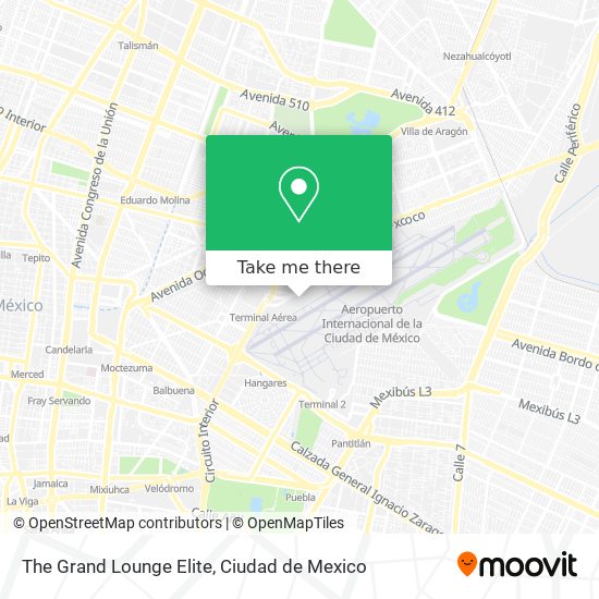 Mapa de The Grand Lounge Elite