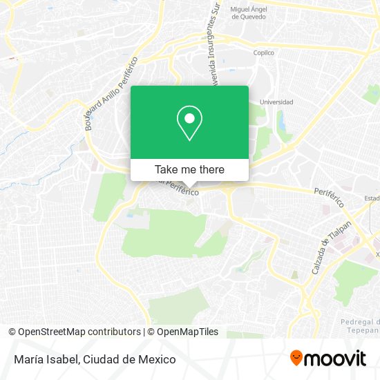 María Isabel map
