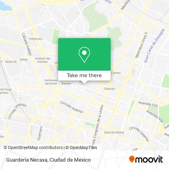 Guarderia Necaxa map