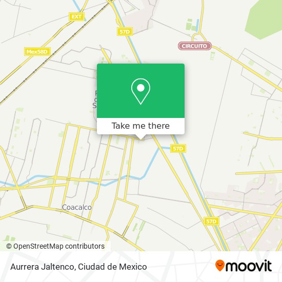 Aurrera Jaltenco map