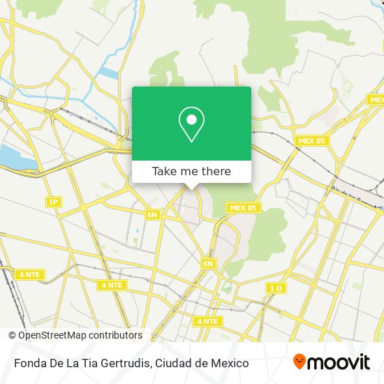 Fonda De La Tia Gertrudis map