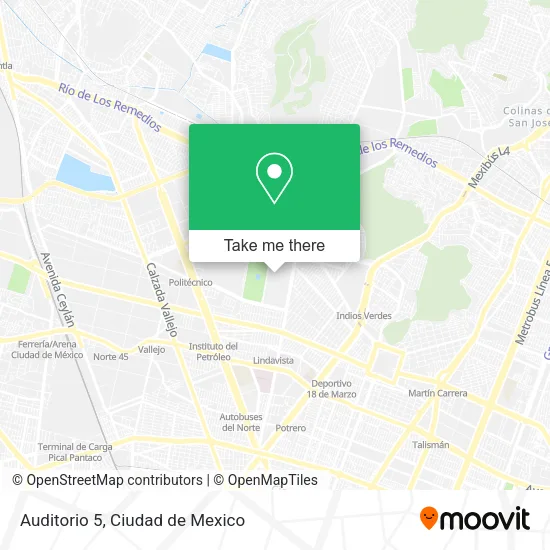 Auditorio 5 map