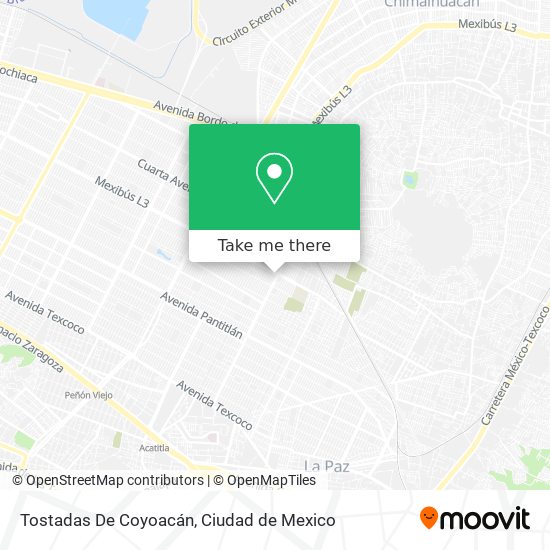 Tostadas De Coyoacán map