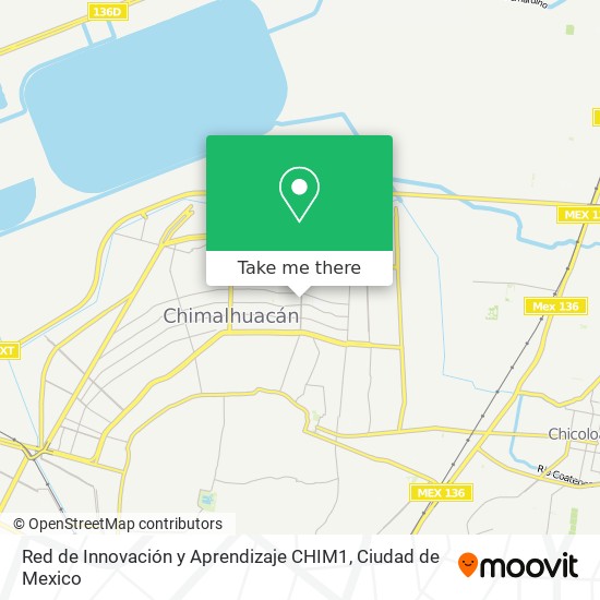 Red de Innovación y Aprendizaje CHIM1 map