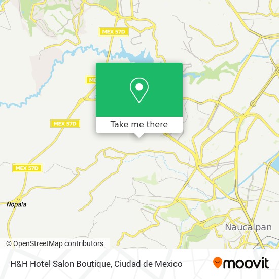 Mapa de H&H Hotel Salon Boutique