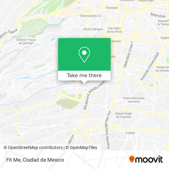 Fit Me map