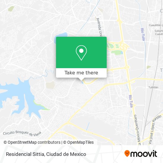 Residencial Sittia map