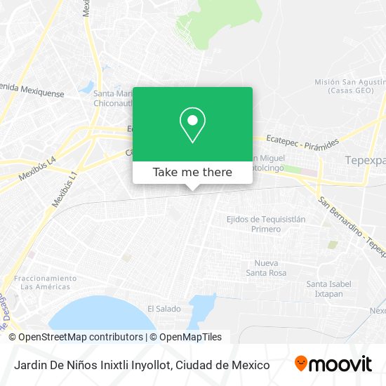 Jardin De Niños Inixtli Inyollot map
