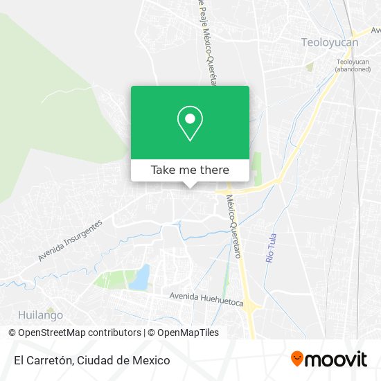 Mapa de El Carretón