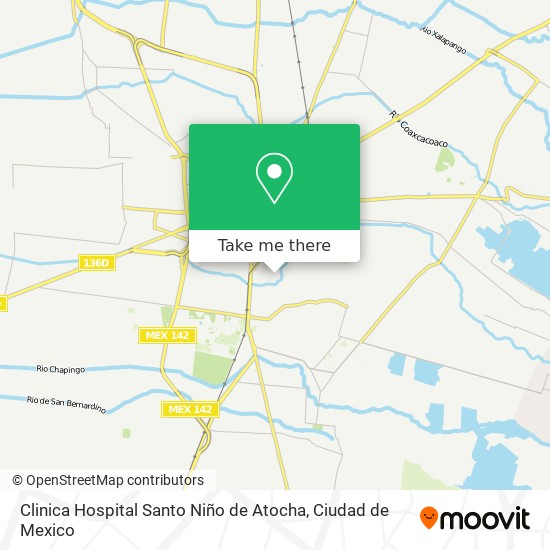 Mapa de Clinica Hospital Santo Niño de Atocha