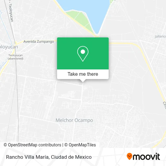 Rancho Villa María map