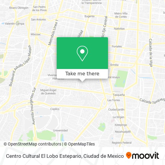 Centro Cultural El Lobo Estepario map