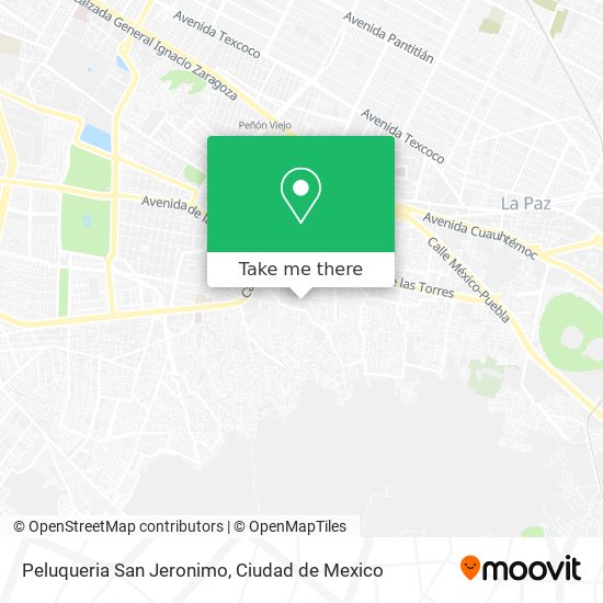 Mapa de Peluqueria San Jeronimo